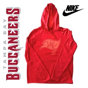 ✨ Nike ✨ Dri-Fit Red NFL Tampa Bay Buccaneers Hoodie Women’s Medium Like New!